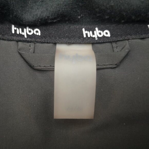 Hyba Ladies Size Medium Black Zipper Closure Hooded Casual / Athletic Jacket - Picture 3 of 11